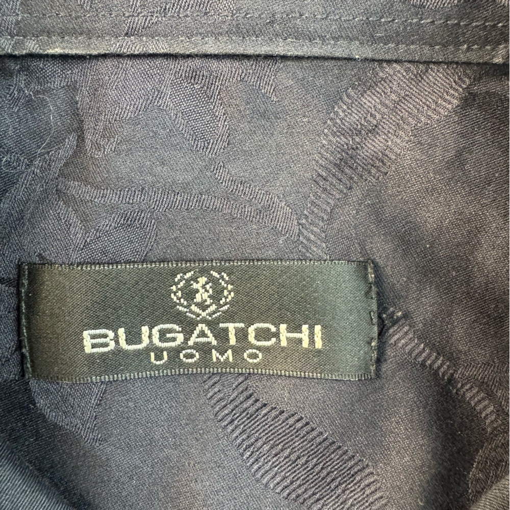Bugatchi Black Casual Button-Down Long Sleeve Shi… - image 3